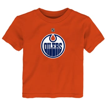 Toddler Outerstuff  Orange Edmonton Oilers Primary Logo T-Shirt