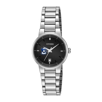 Women's Citizen Watch Silver Creighton Bluejays Black Dial Stainless Steel Watch