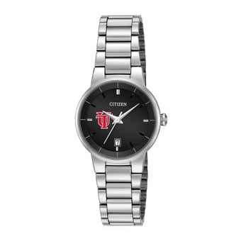 Women's Citizen Watch Silver Tampa Spartans Black Dial Stainless Steel Watch