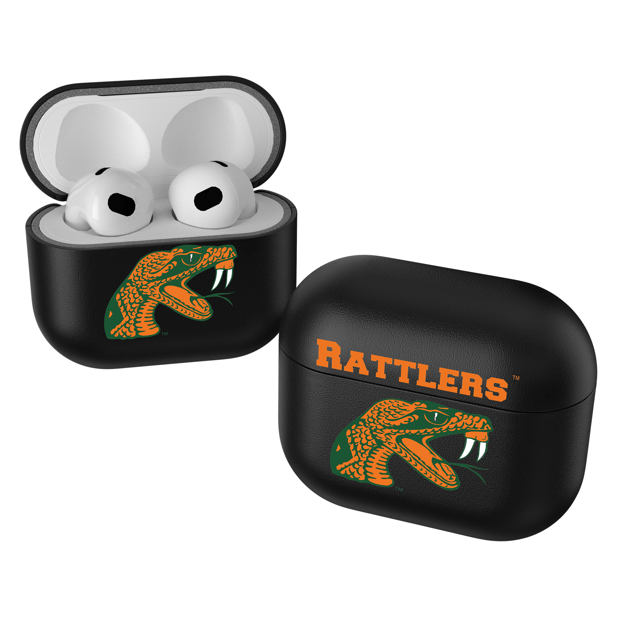 Keyscaper Black Florida A&M Rattlers Insignia AirPods 3rd Gen Case Cover