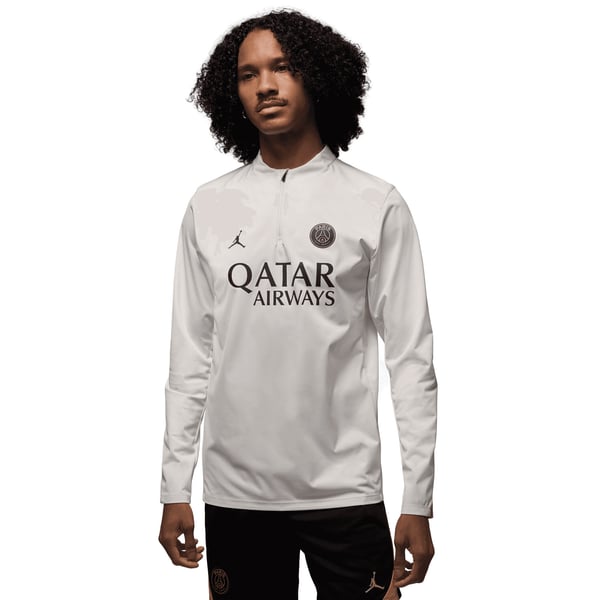 Haut d'entraînement PSG Jordan Winter Warrior 24/25 - Beige