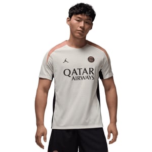 Maillot d'entraînement PSG Jordan Elite Dri-FIT ADV 24/25 - Beige, vue 2