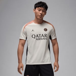 Maillot d'entraînement PSG Jordan Elite Dri-FIT ADV 24/25 - Beige, vue 3