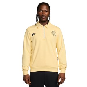 Haut quart de zip PSG Nike Cycling Redefined - Jaune pâle, vue 1