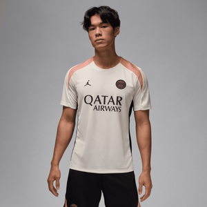Maillot d'entraînement PSG Jordan Strike Dri-FIT 24/25 - Beige