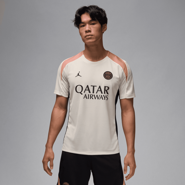 Maillot d'entraînement PSG Jordan Strike Dri-FIT 24/25 - Beige