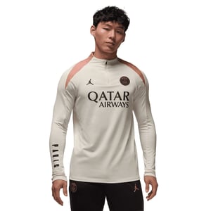 Haut d'entraînement PSG Jordan Strike Dri-FIT 24/25 - Beige, vue 1