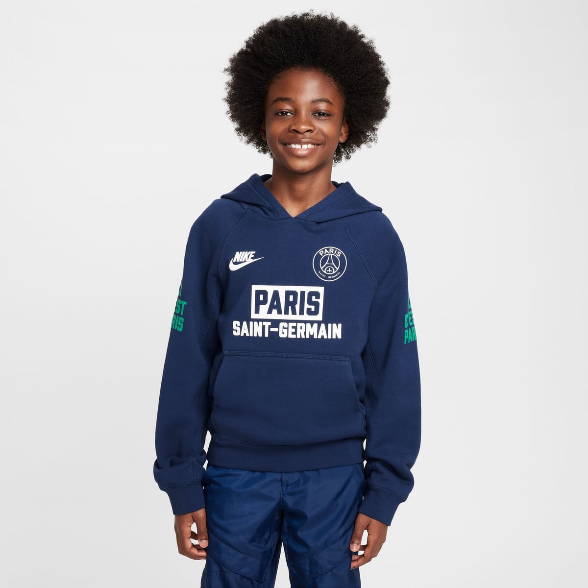 Sweat capuche PSG Nike Air Cycling Redefined - Bleu - Enfant