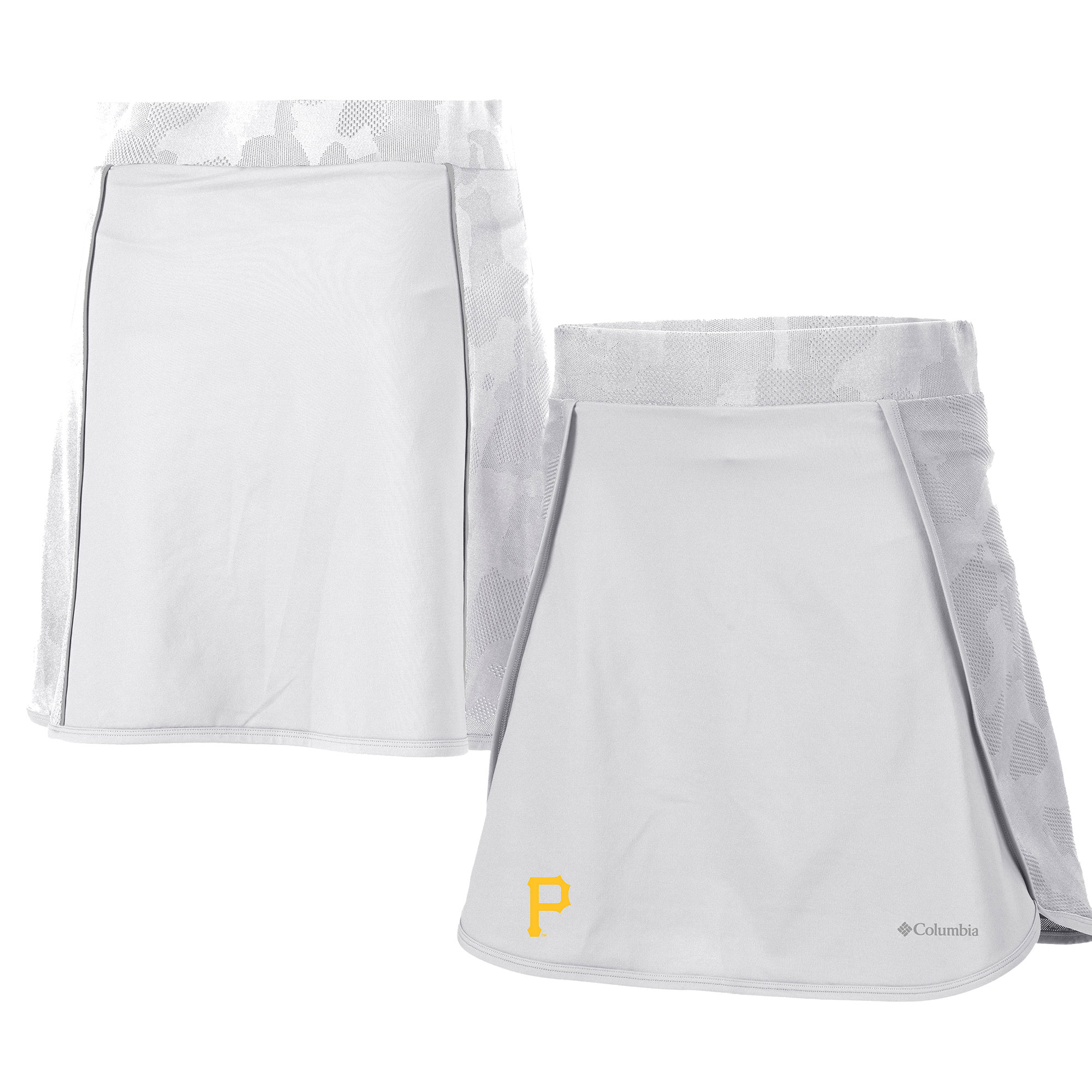 Women’s Columbia White Pittsburgh Pirates Omni-Wick Up Next Golf Skort Women’s Columbia White Pittsburgh Pirates Omni-Wick Up Next Golf Skort