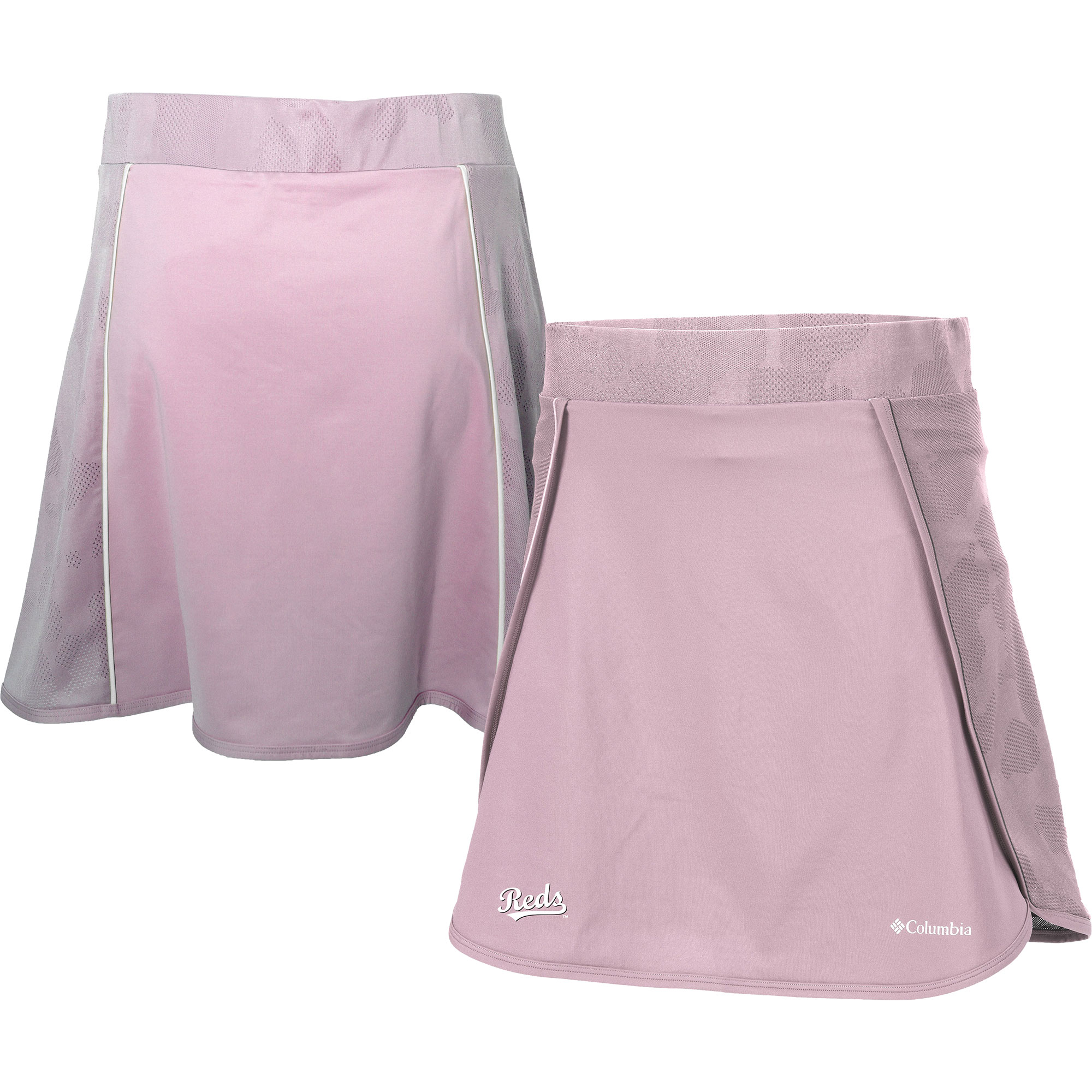 Women’s Columbia Pink Cincinnati Reds Omni-Wick Up Next Golf Skort Women’s Columbia Pink Cincinnati Reds Omni-Wick Up Next Golf Skort