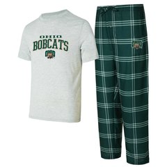 Men's Concepts Sport Ohio Bobcats Top & Pants Sleep Set