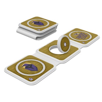 Keyscaper White Baltimore Ravens 3-in-1 Foldable Charger