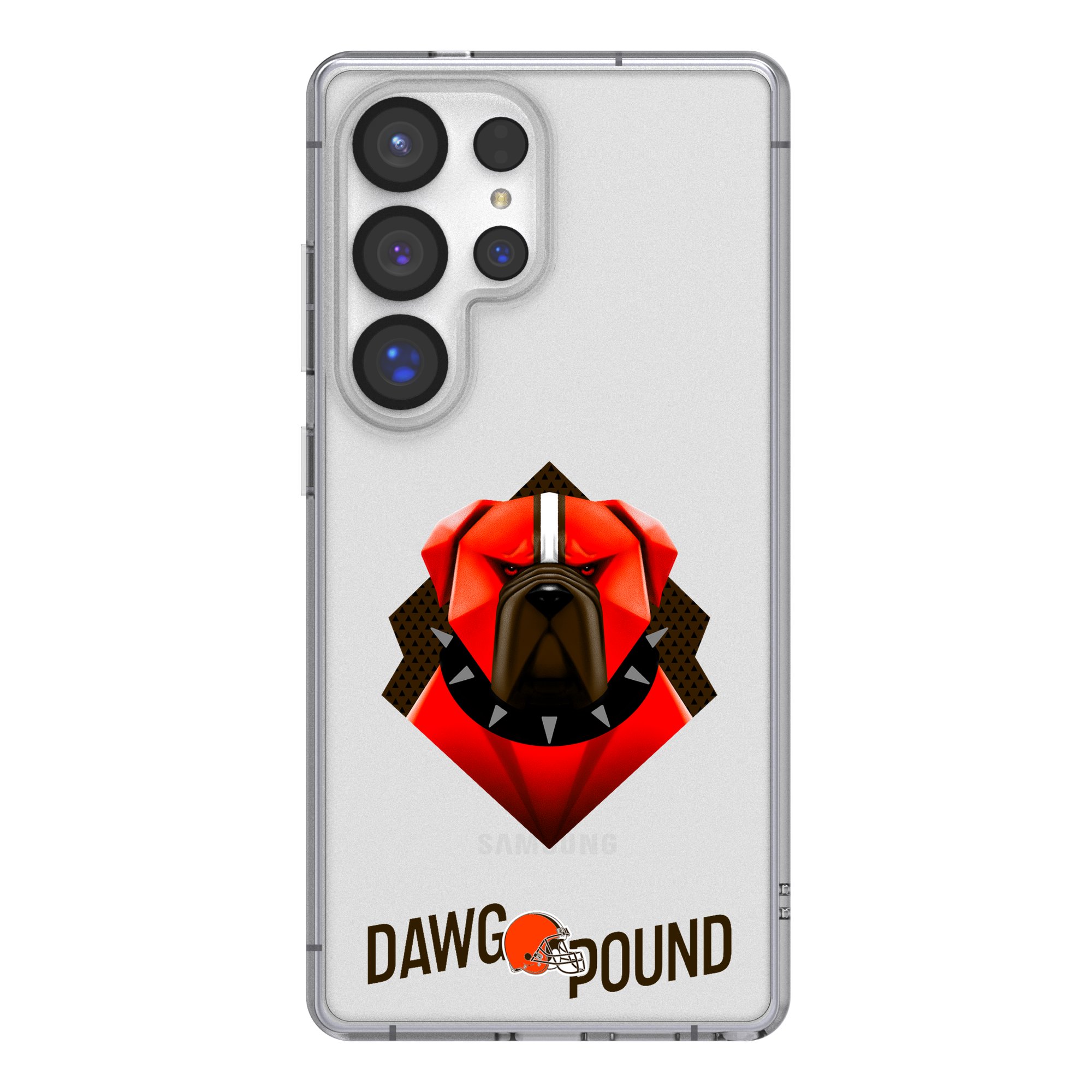 Keyscaper - NFL - Cleveland Browns Galaxy Clear Case - S24 Ultra - Multicolor