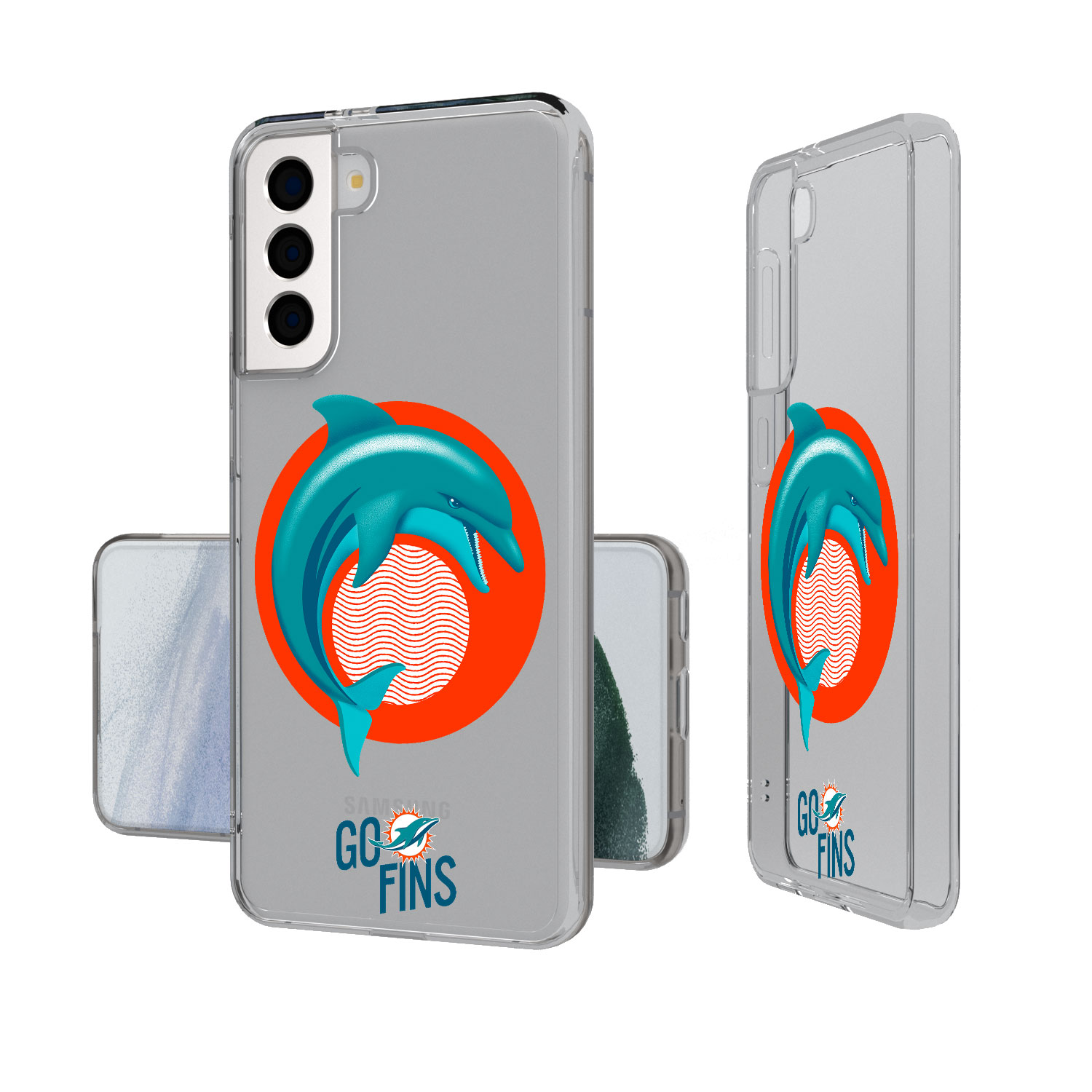 Keyscaper Miami Dolphins Galaxy Clear Case