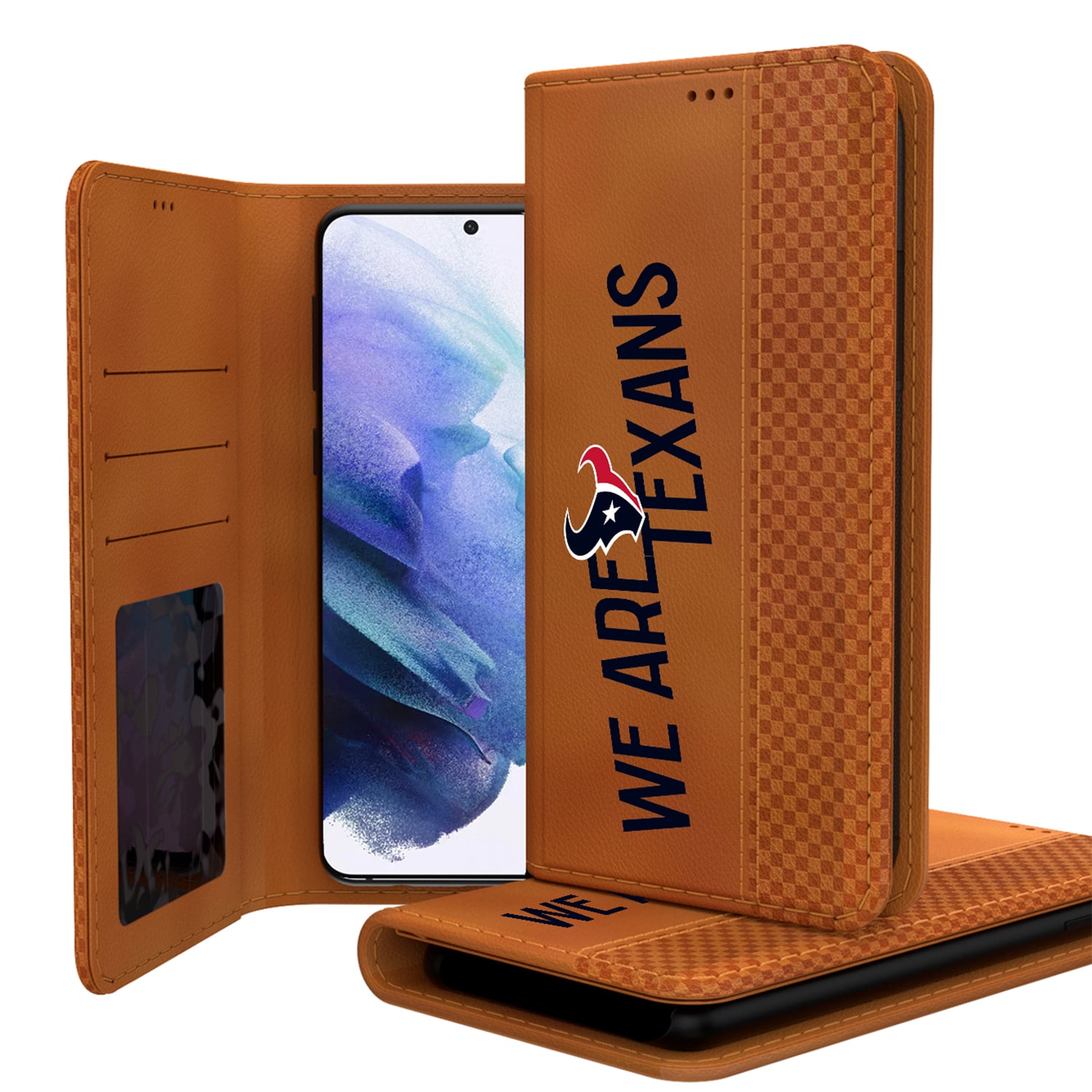 Keyscaper Brown Houston Texans Galaxy Folio Case Keyscaper Brown Houston Texans Galaxy Folio Case