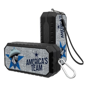 Keyscaper Black Dallas Cowboys Water Resistant Bluetooth Speaker