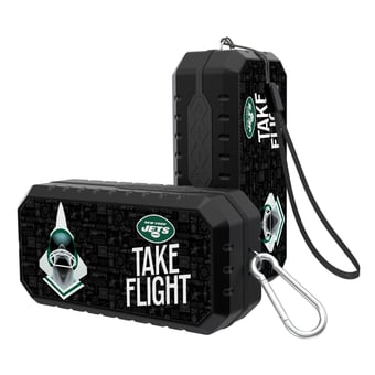 Keyscaper Black New York Jets Water Resistant Bluetooth Speaker