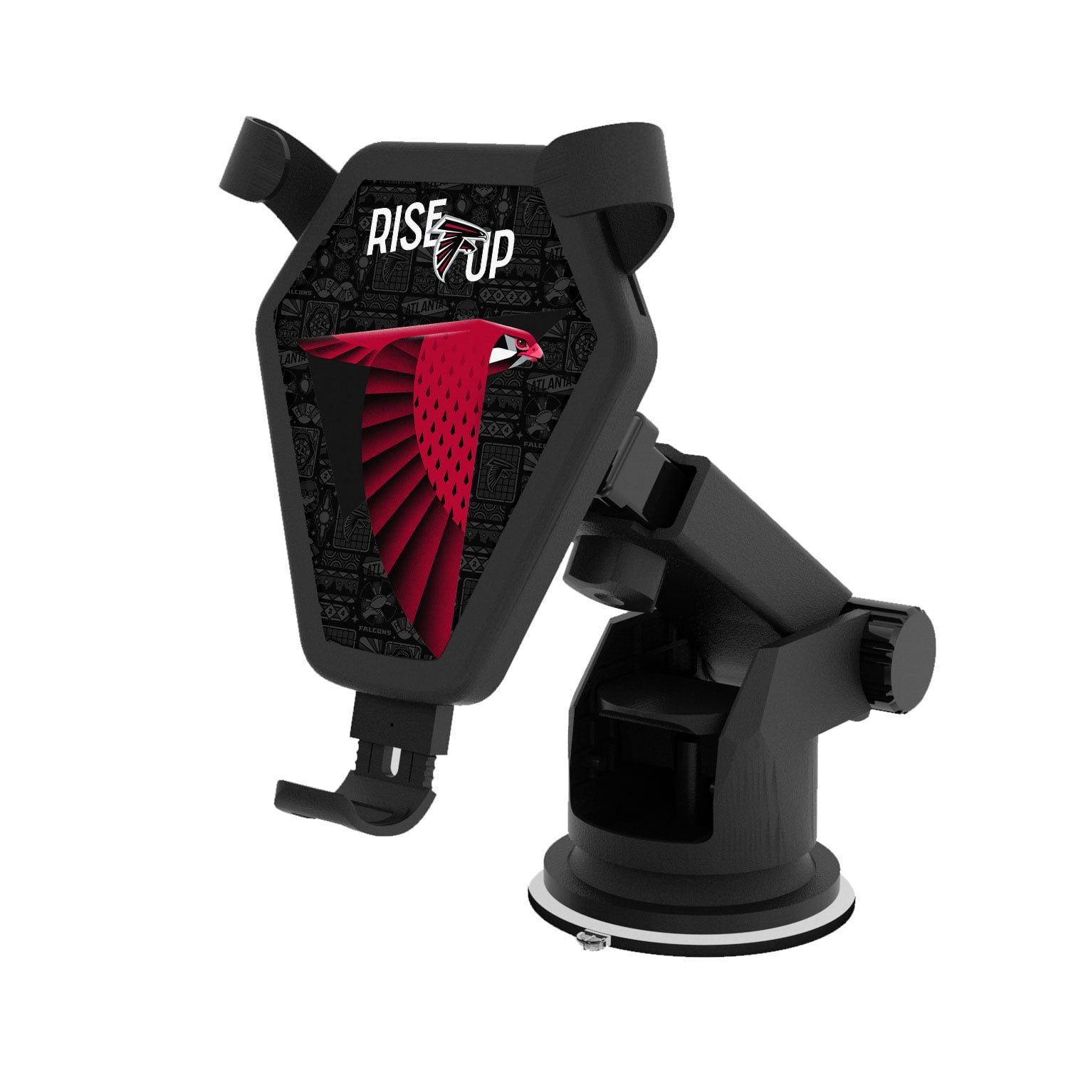 Keyscaper Black Atlanta Falcons Wireless Car Charger Keyscaper Black Atlanta Falcons Wireless Car Charger