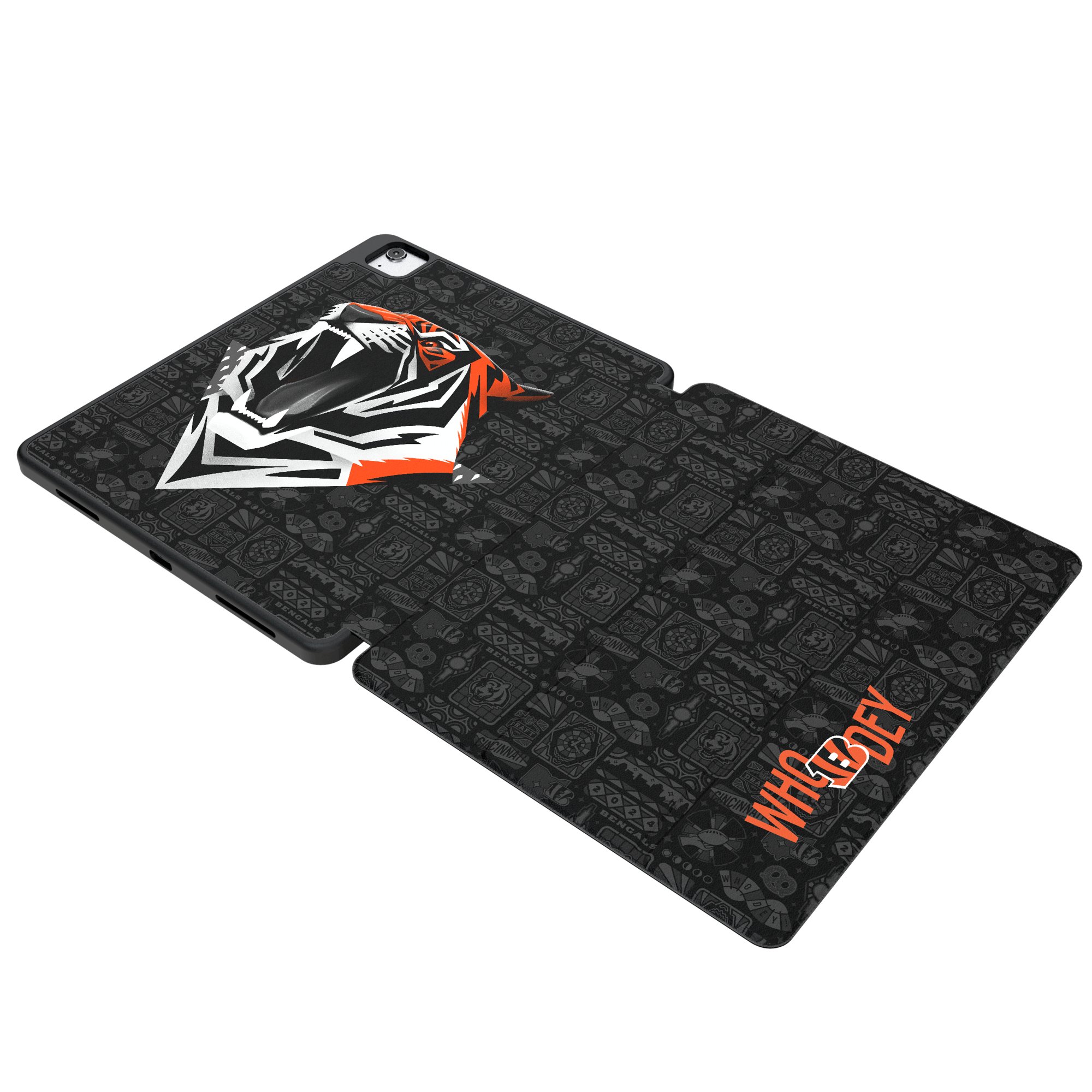 Keyscaper Black Cincinnati Bengals iPad Tablet Case