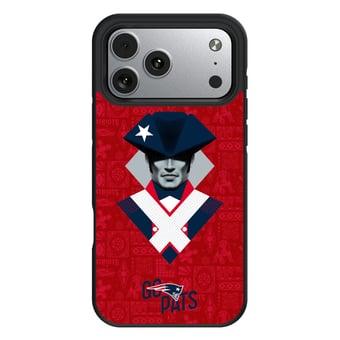 Keyscaper  New England Patriots  Bump Case with 8.2ft Drop Protection