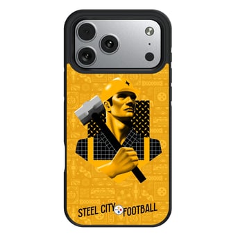 Keyscaper  Pittsburgh Steelers  Bump Case with 8.2ft Drop Protection