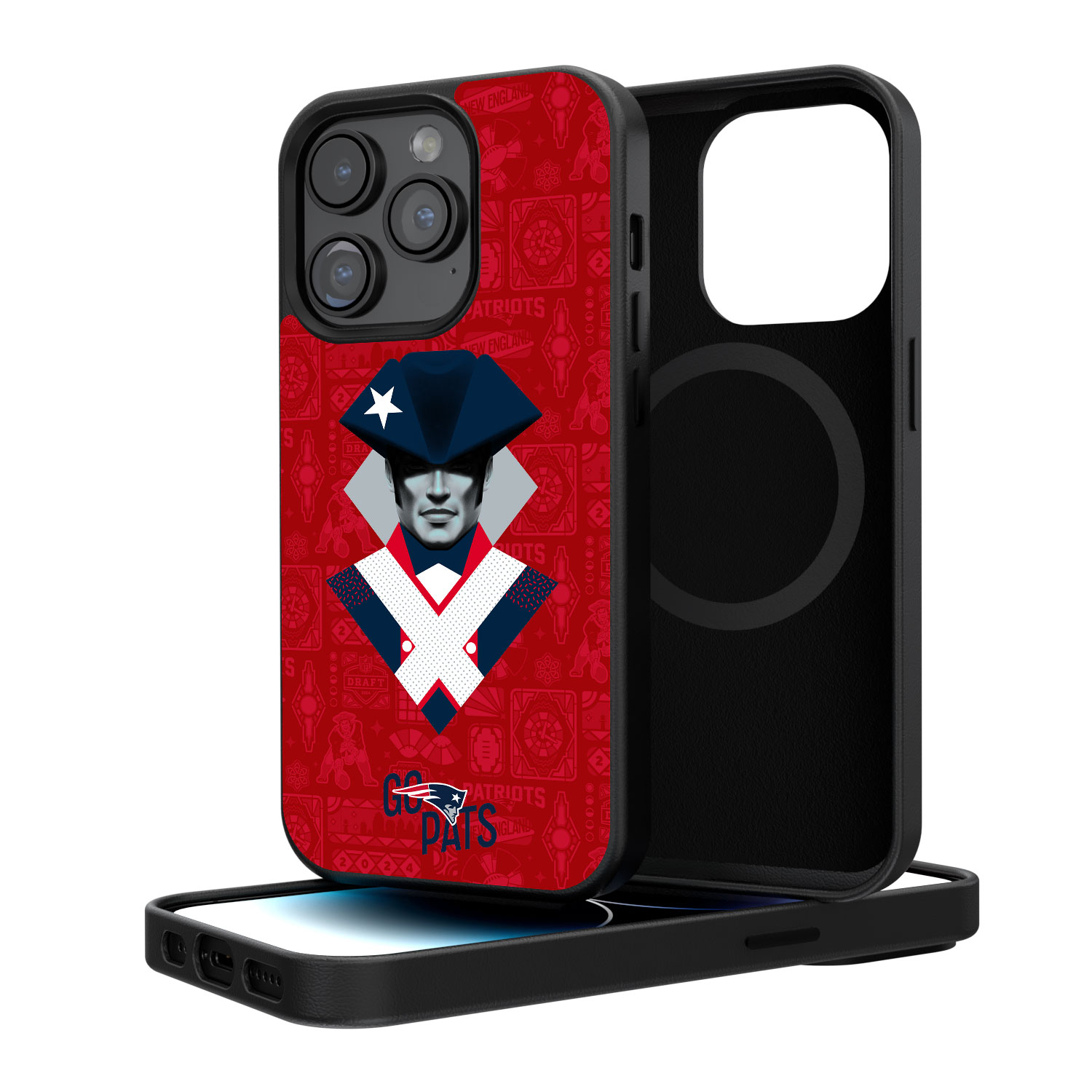 Keyscaper New England Patriots iPhone Magnetic Bump Case