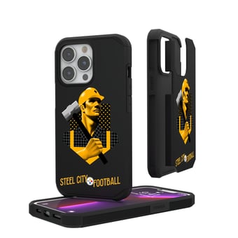 Keyscaper Black Pittsburgh Steelers iPhone Rugged Case
