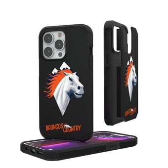 Keyscaper Black Denver Broncos iPhone Rugged Case