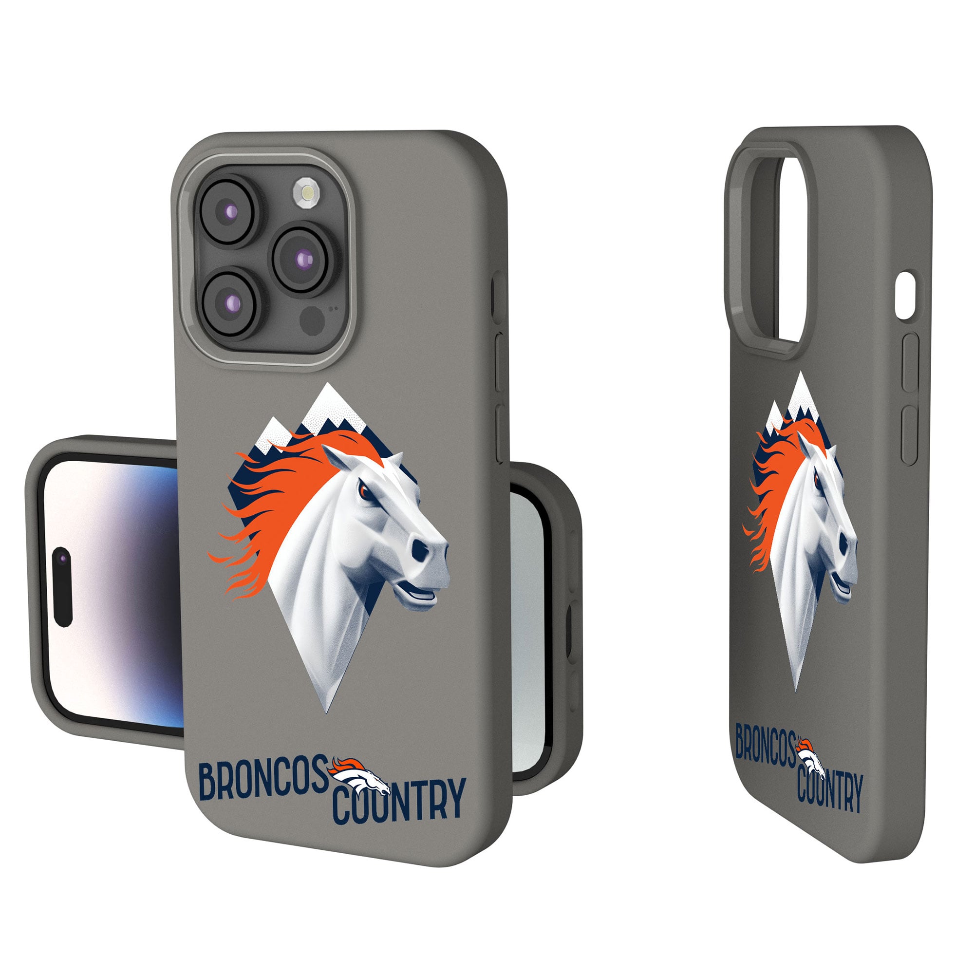 Keyscaper Gray Denver Broncos 2024 Illustrated Limited Edition Soft Touch iPhone Case Keyscaper Gray Denver Broncos 2024 Illustrated Limited Edition Soft Touch iPhone Case