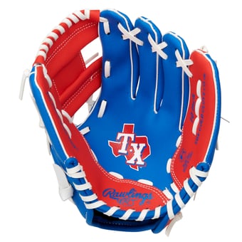Texas Rangers Rawlings 10" Team Logo Glove