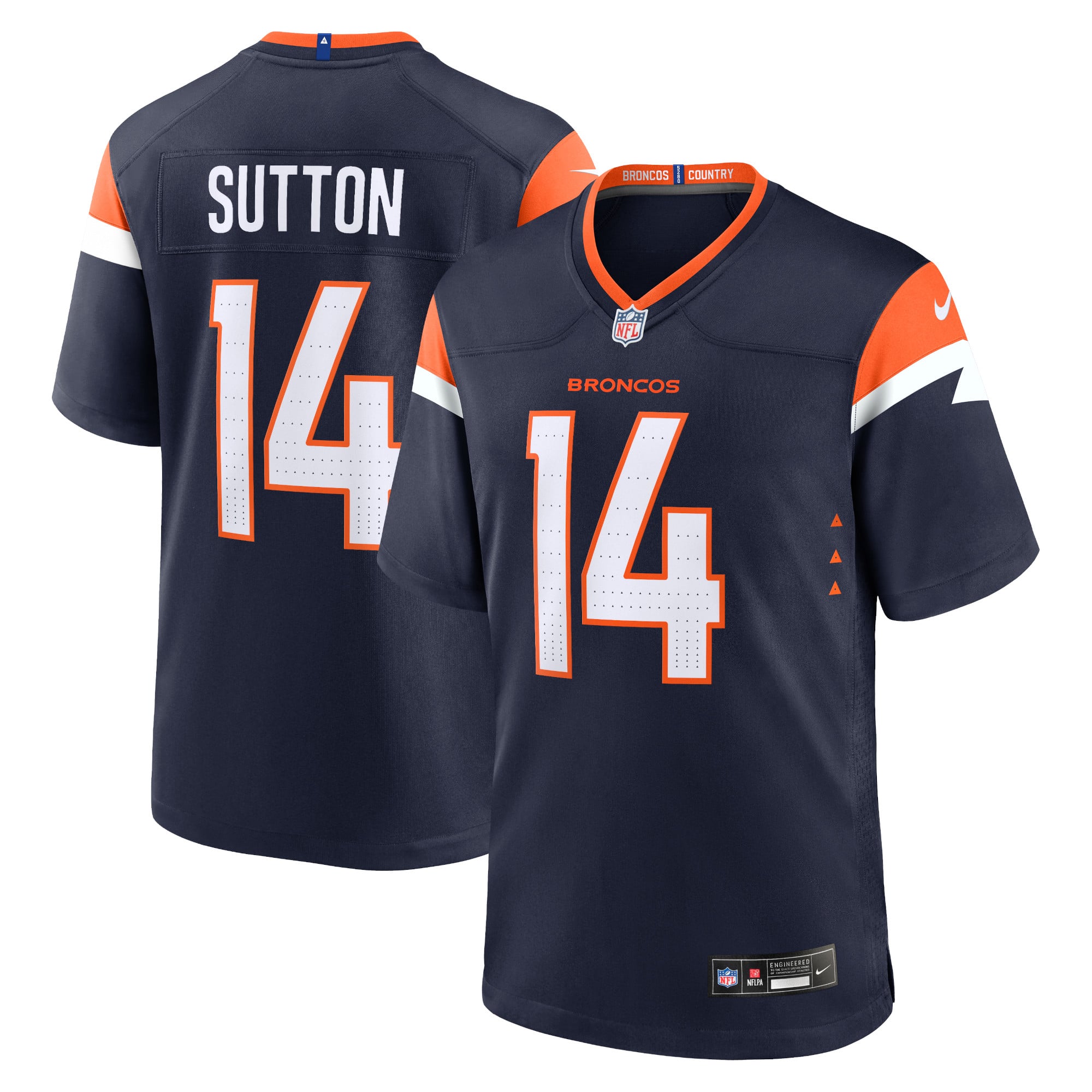 Camiseta Nike Alternative Game de los Denver Broncos - Azul marino - Courtland Sutton - Hombre