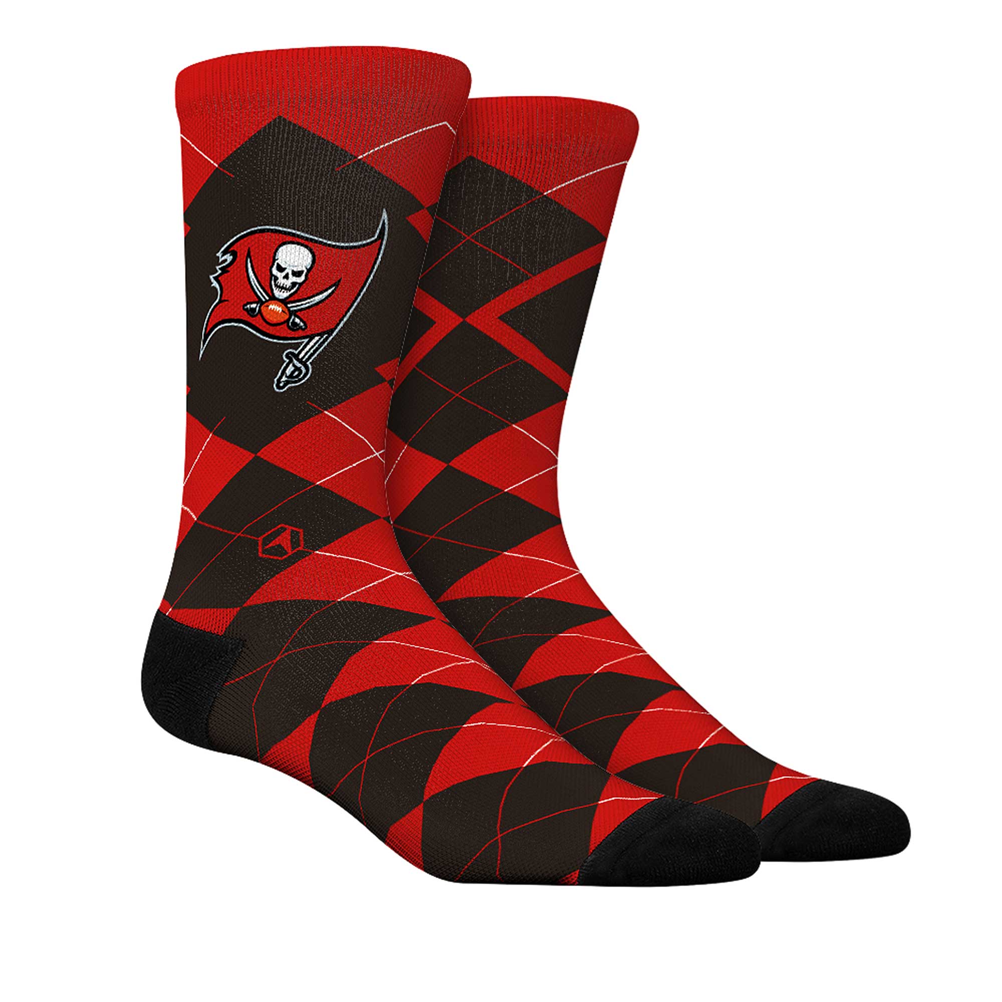 Unisex Rock Em Socks Tampa Bay Buccaneers Argyle Knitted Dress Socks