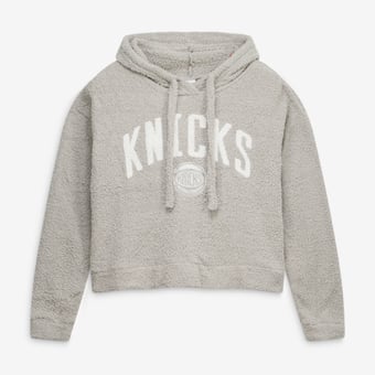 Women's Concepts Sport Gray New York Knicks Ventura Comfy Pullover Hoodie