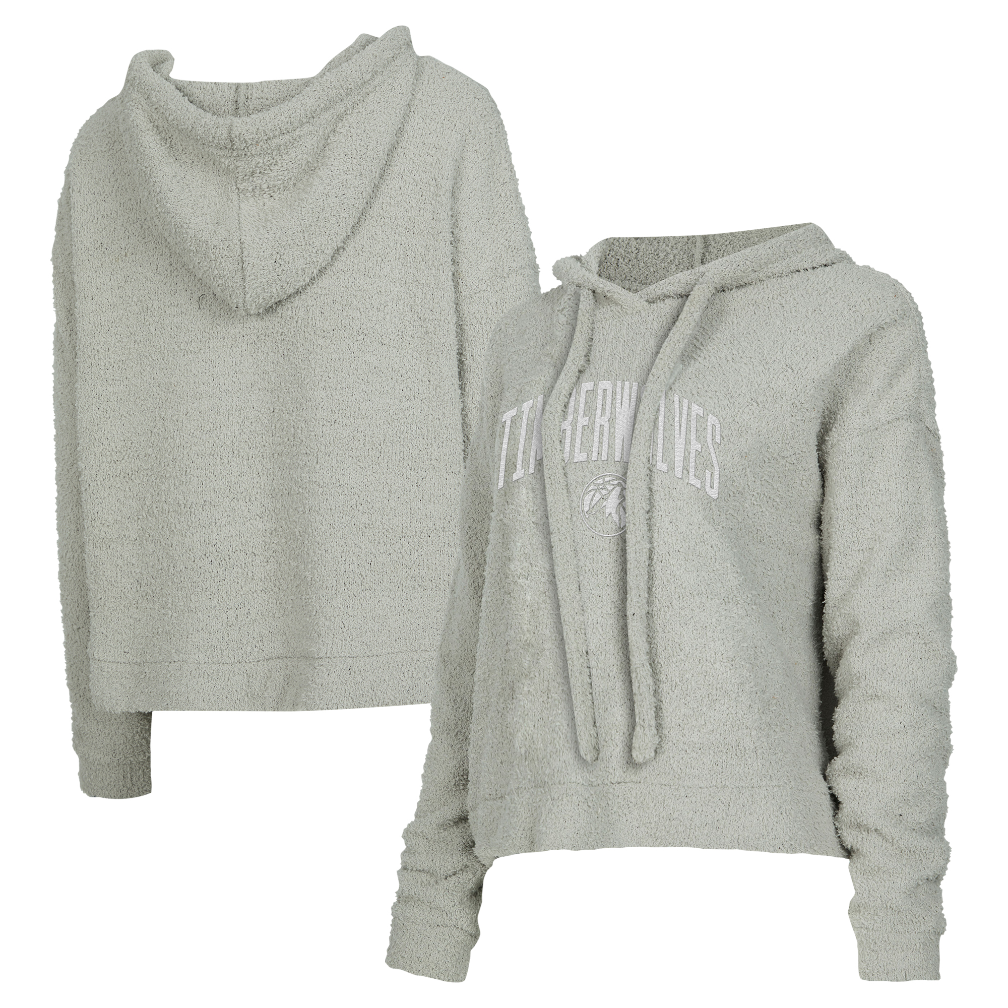 Women’s Concepts Sport Gray Minnesota Timberwolves Ventura Comfy Pullover Hoodie Women’s Concepts Sport Gray Minnesota Timberwolves Ventura Comfy Pullover Hoodie