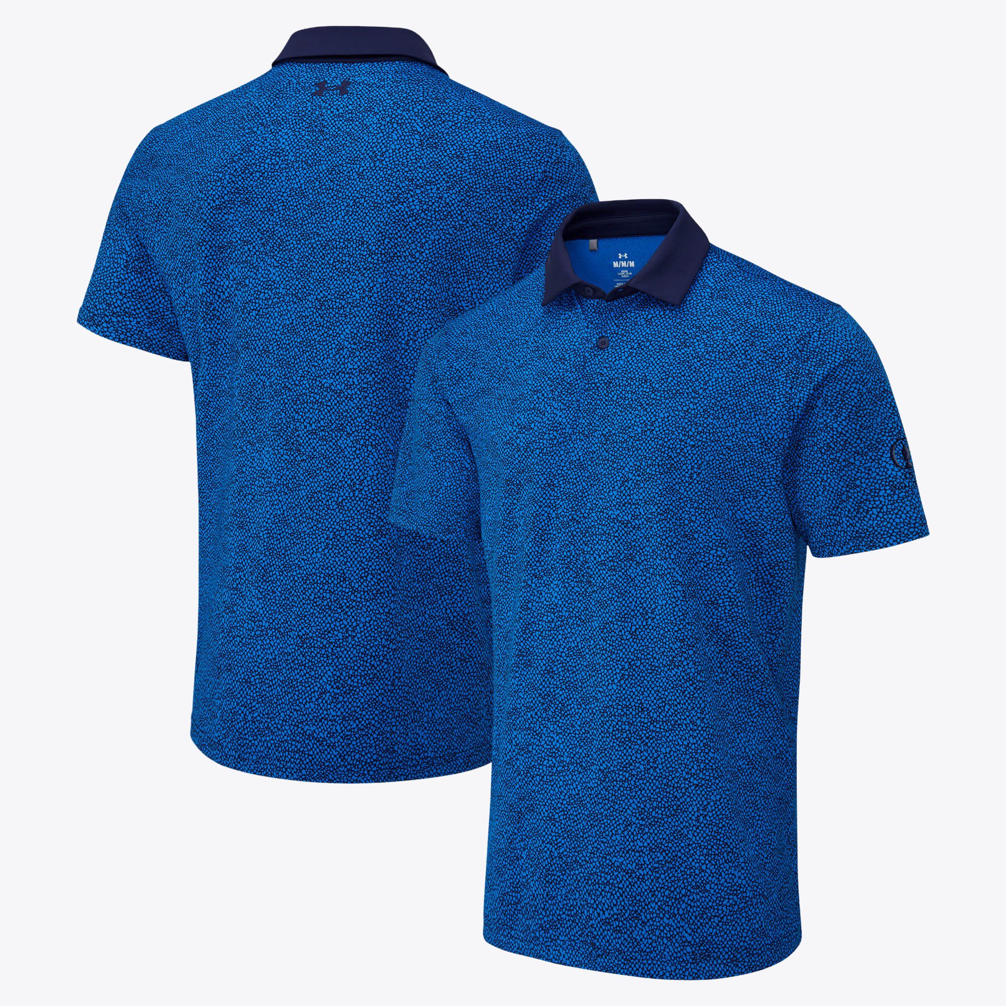 Polo stampata The 152nd Open Royal Troon Under Armour T2G - Blu fotone