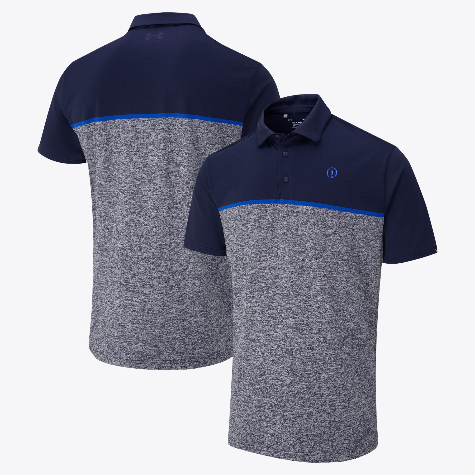 Polo The Open Under Armour Playoff 3.0 Panel - Blu scuro/Royal