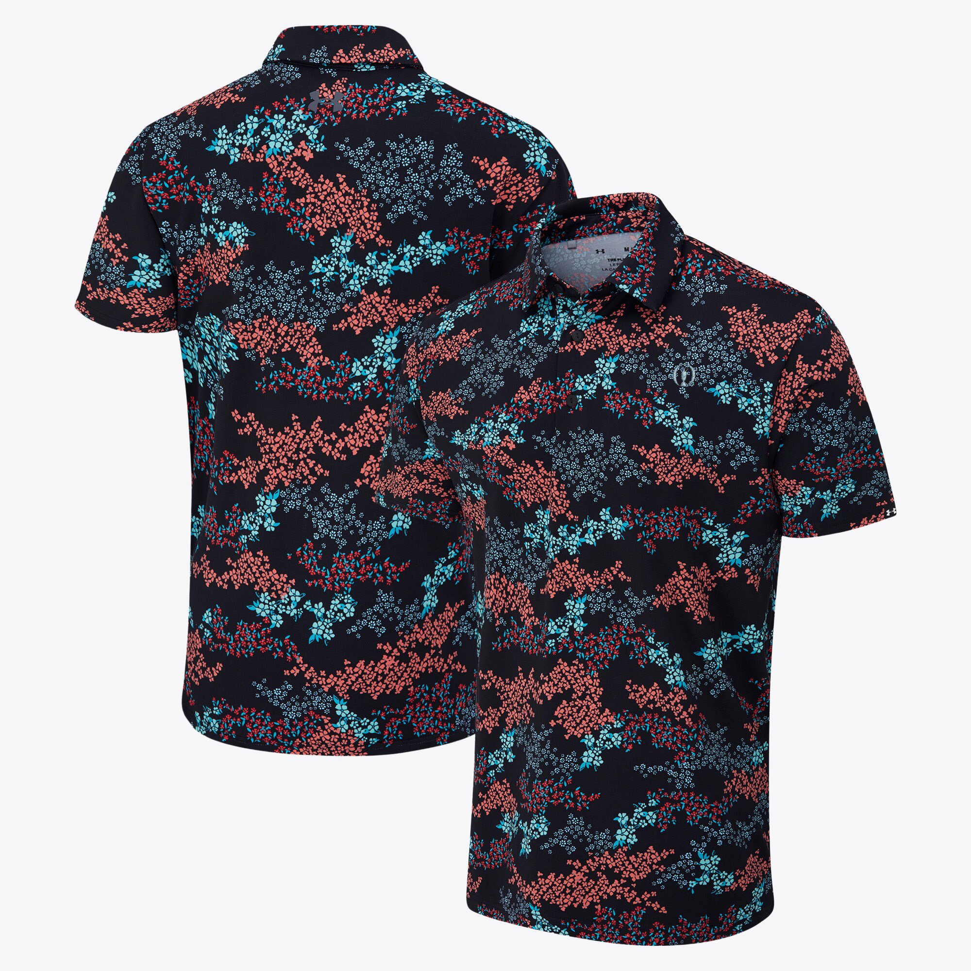 La polo stampata Open Under Armour Playoff 3.0 - Azalea Camo