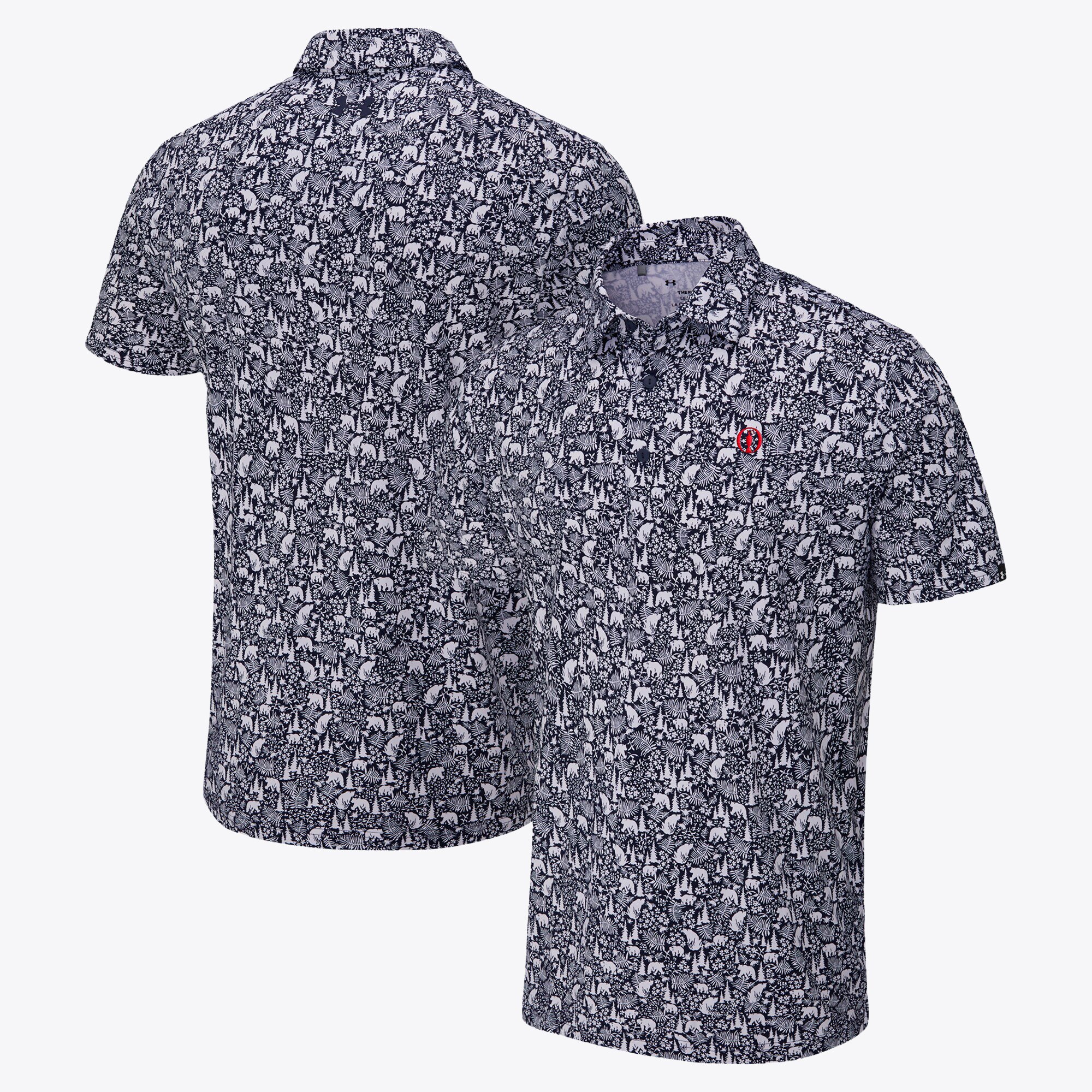 Polo stampata Under Armour Playoff 3.0 The Open - Stampa orso