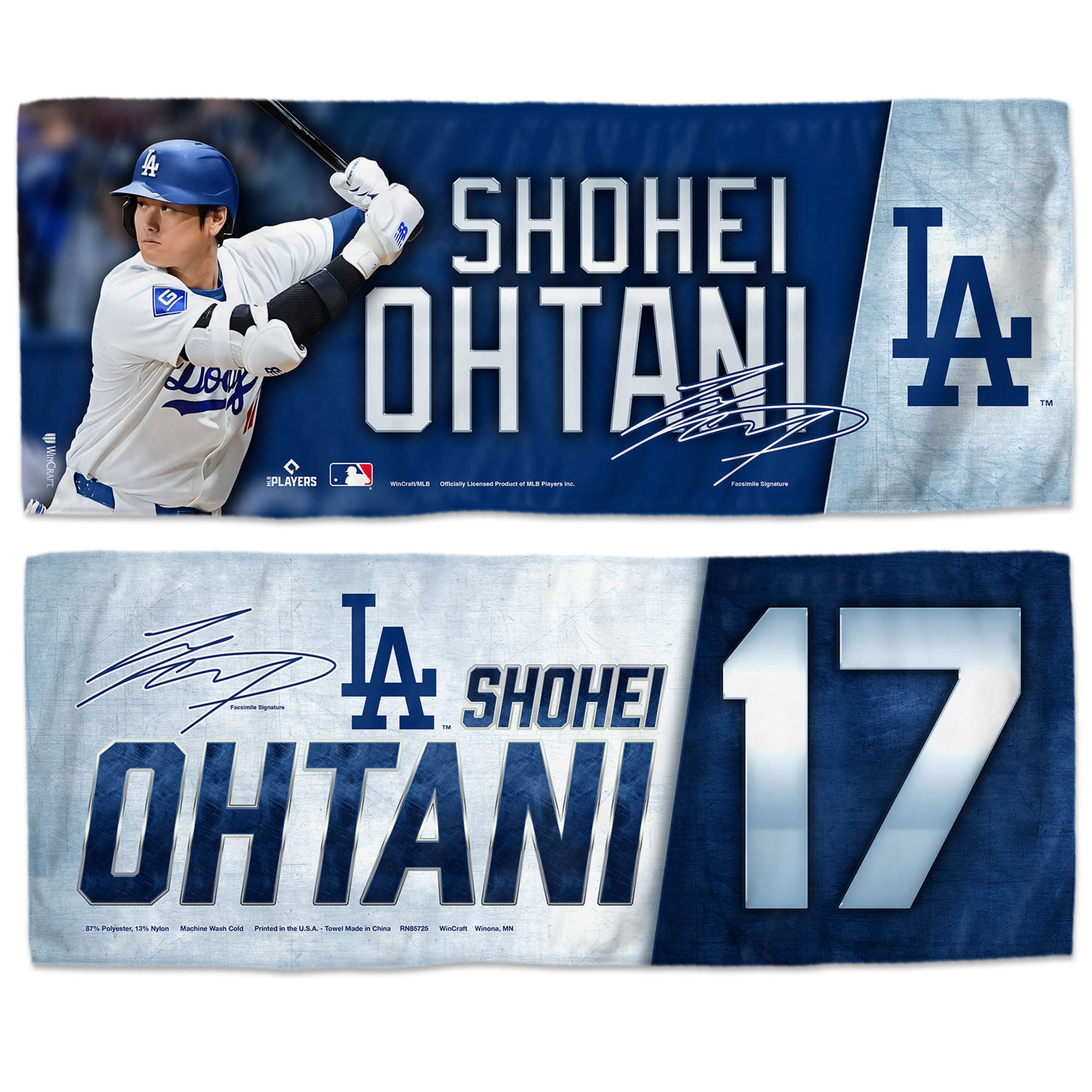 WinCraft Shohei Ohtani Los Angeles Dodgers 12" x 30" Double-Sided Cooling Towel
