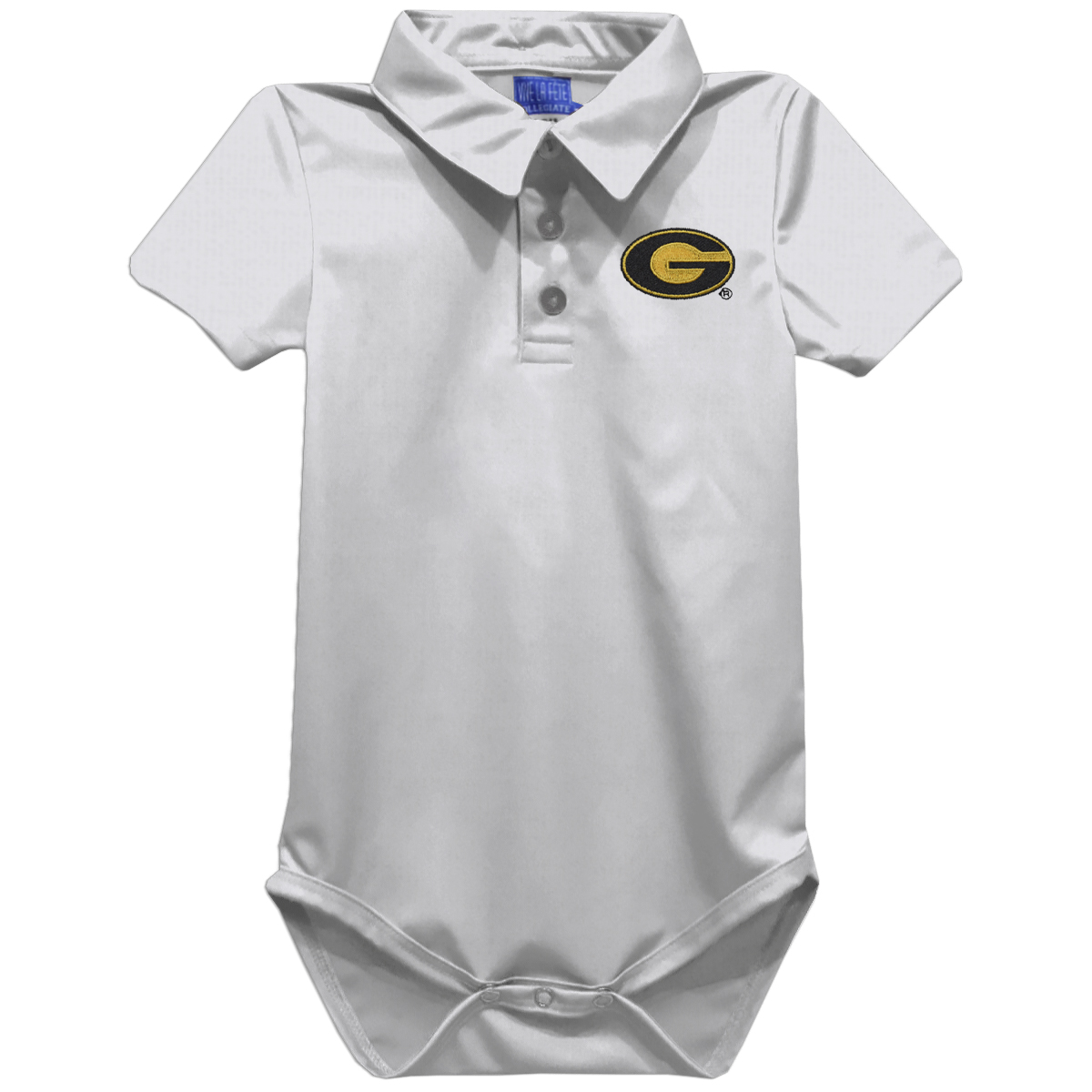 Infant Vive La Fete White Grambling Tigers Polo Bodysuit