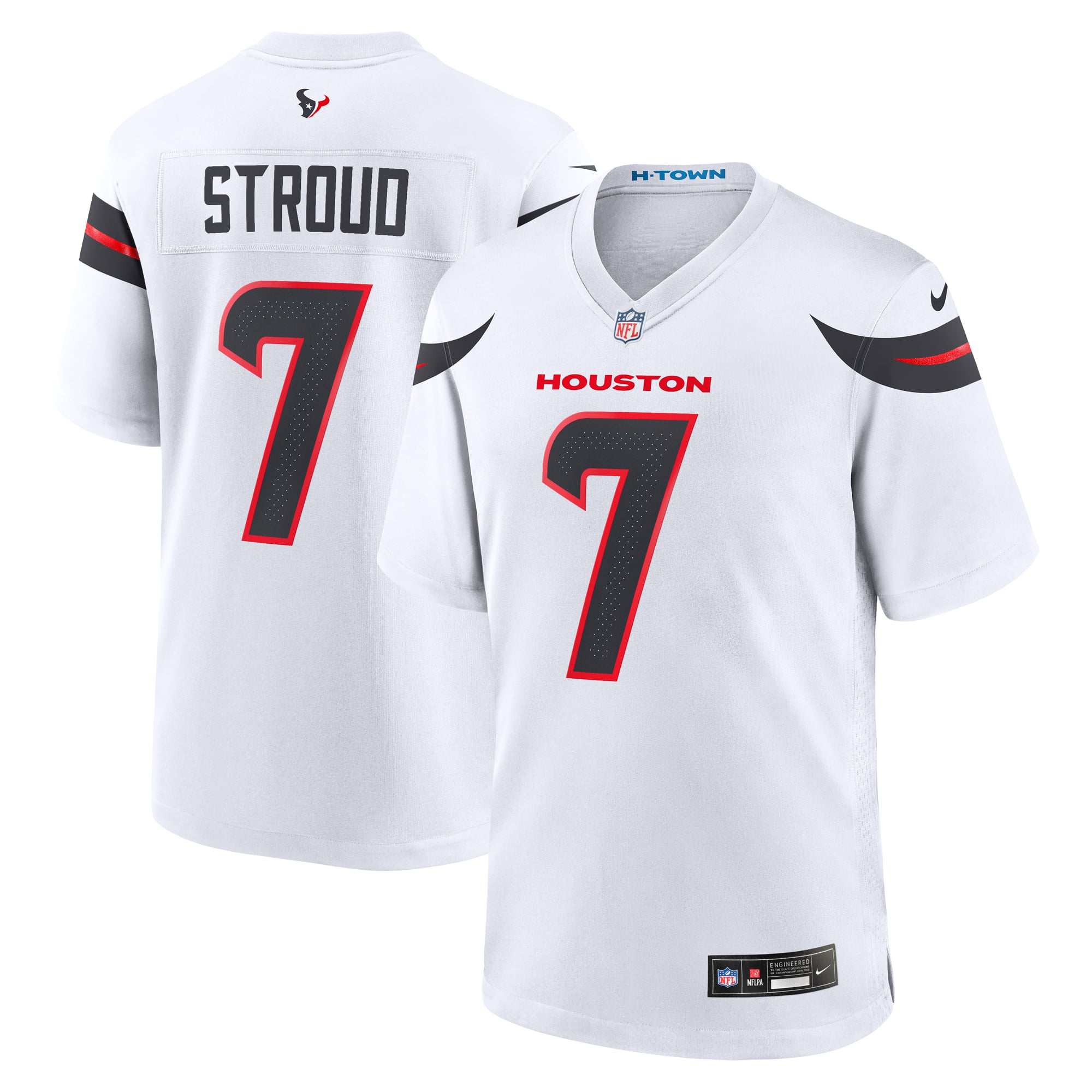 Camiseta Nike Game de la 2ª equipación del Houston Texans - Blanco - C.J. Stroud - Hombre