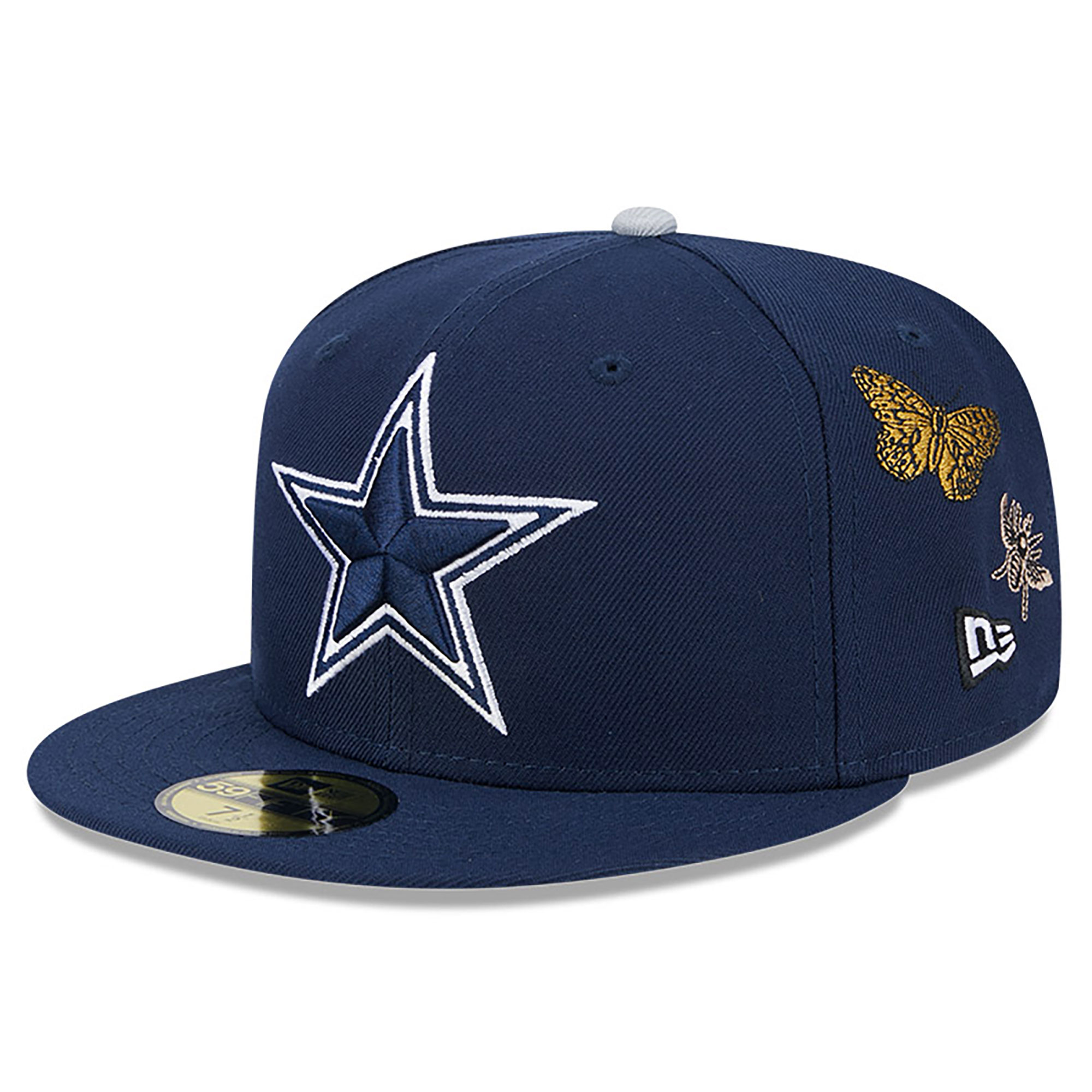 Men's New Era x Felt Navy Dallas Cowboys 59FIFTY Fitted Hat