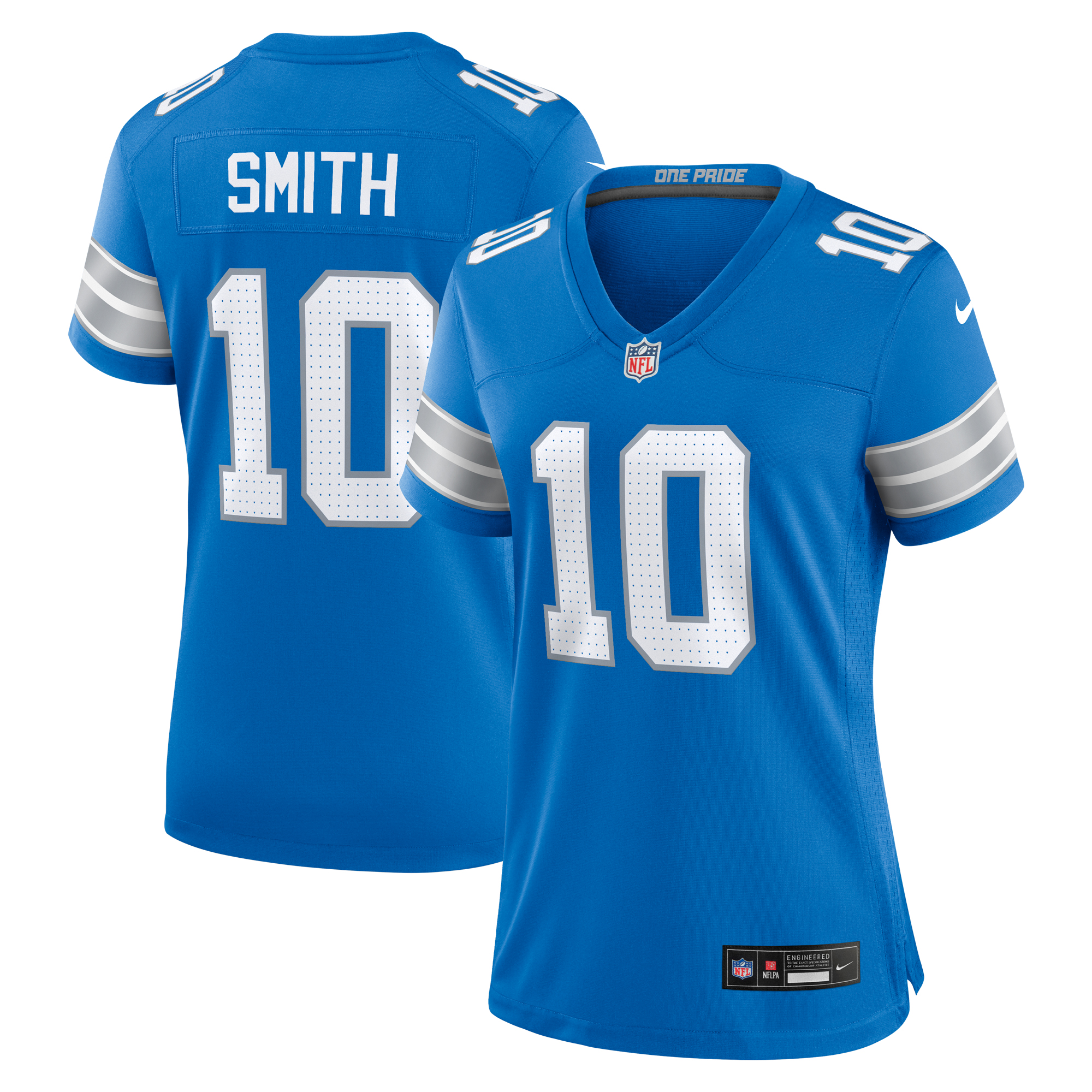 Women's Nike Tre'Quan Smith Blue Detroit Lions Game Jersey