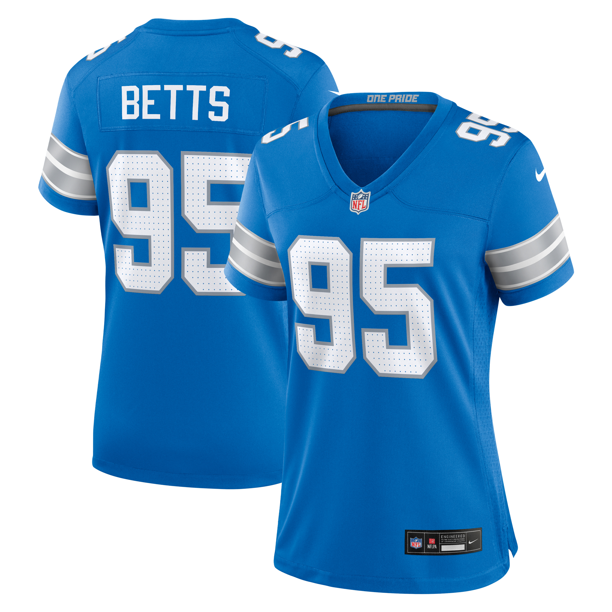 Women's Nike Mathieu Betts Blue Detroit Lions Game Jersey
