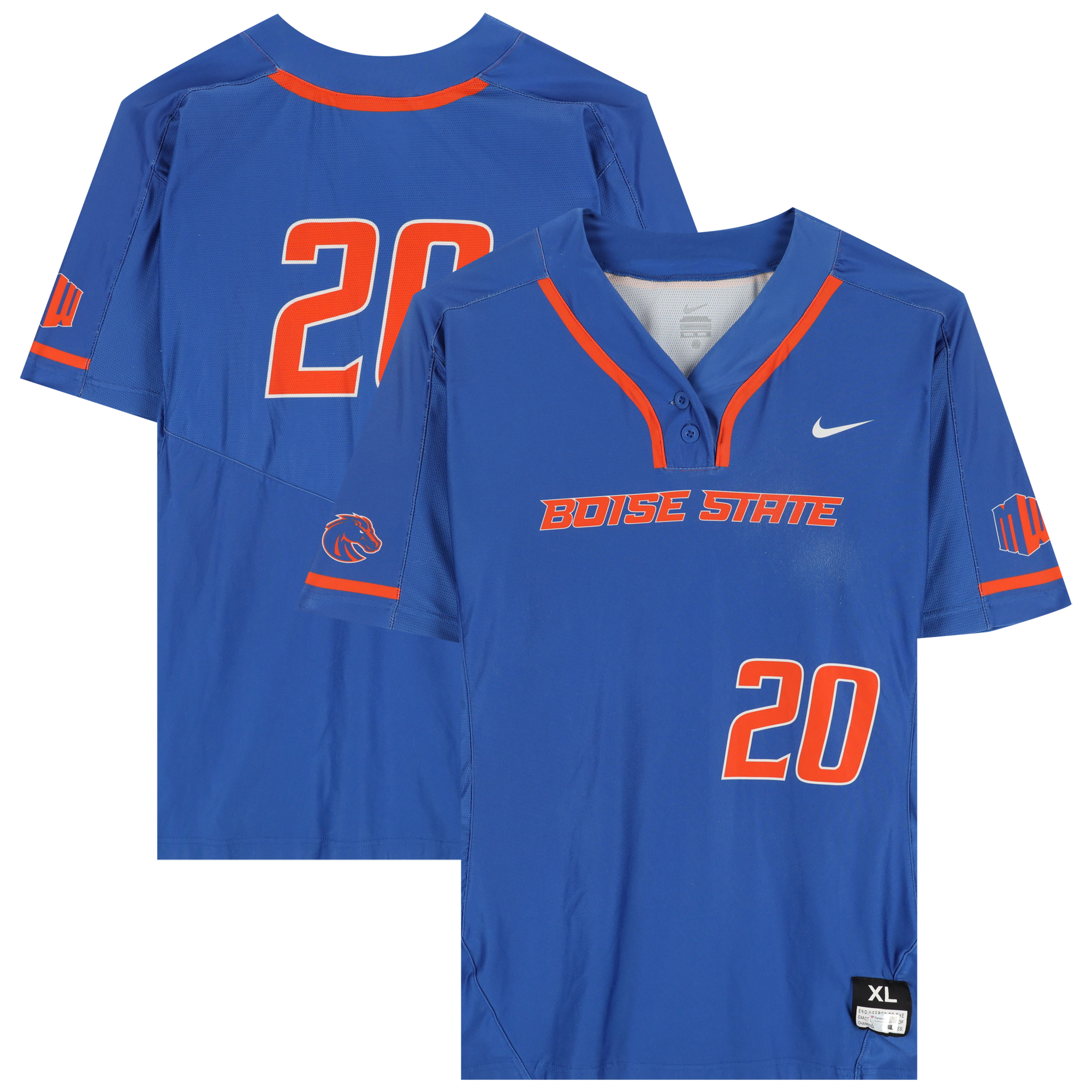Boise State Broncos Team-Issued #20 Royal Jersey from the Softball Program – Size XL Boise State Broncos Team-Issued #20 Royal Jersey from the Softball Program – Size XL