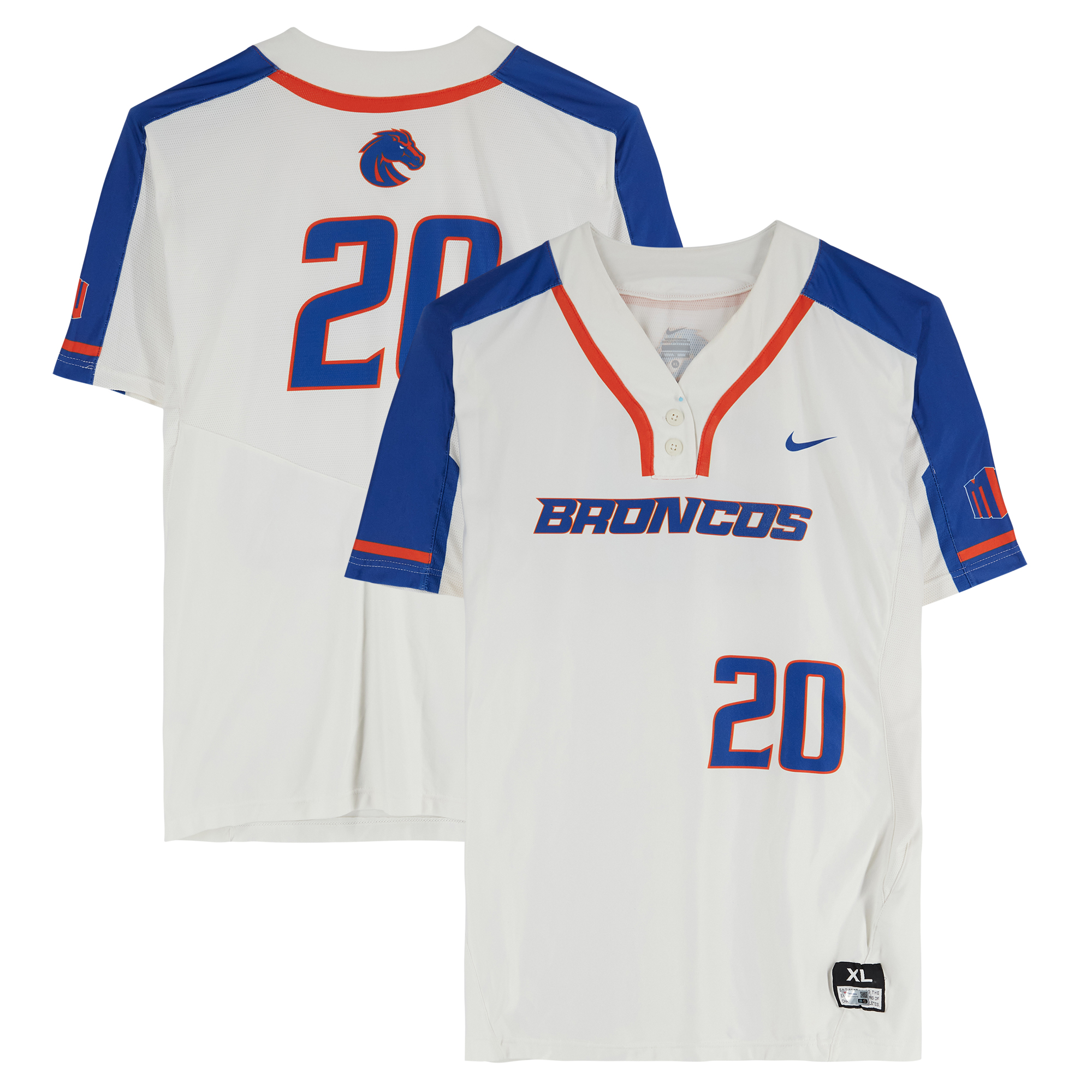 Boise State Broncos Team-Issued #20 Jersey from the Softball Program