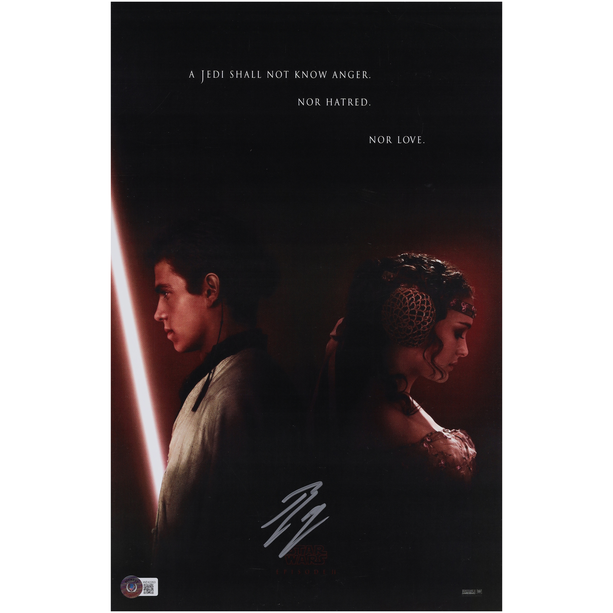 Ewan McGregor Star Wars: Episode II – Attack of the Clones Autographed 11" x 17" Movie Poster