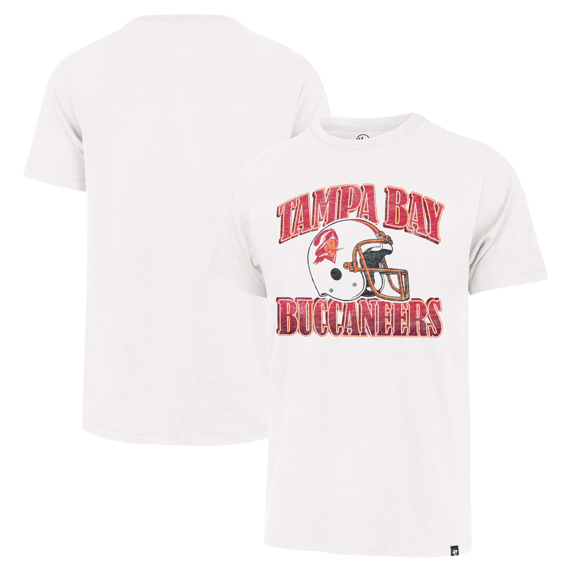 Men's '47 Cream Tampa Bay Buccaneers Overrun Franklin Throwback T-Shirt