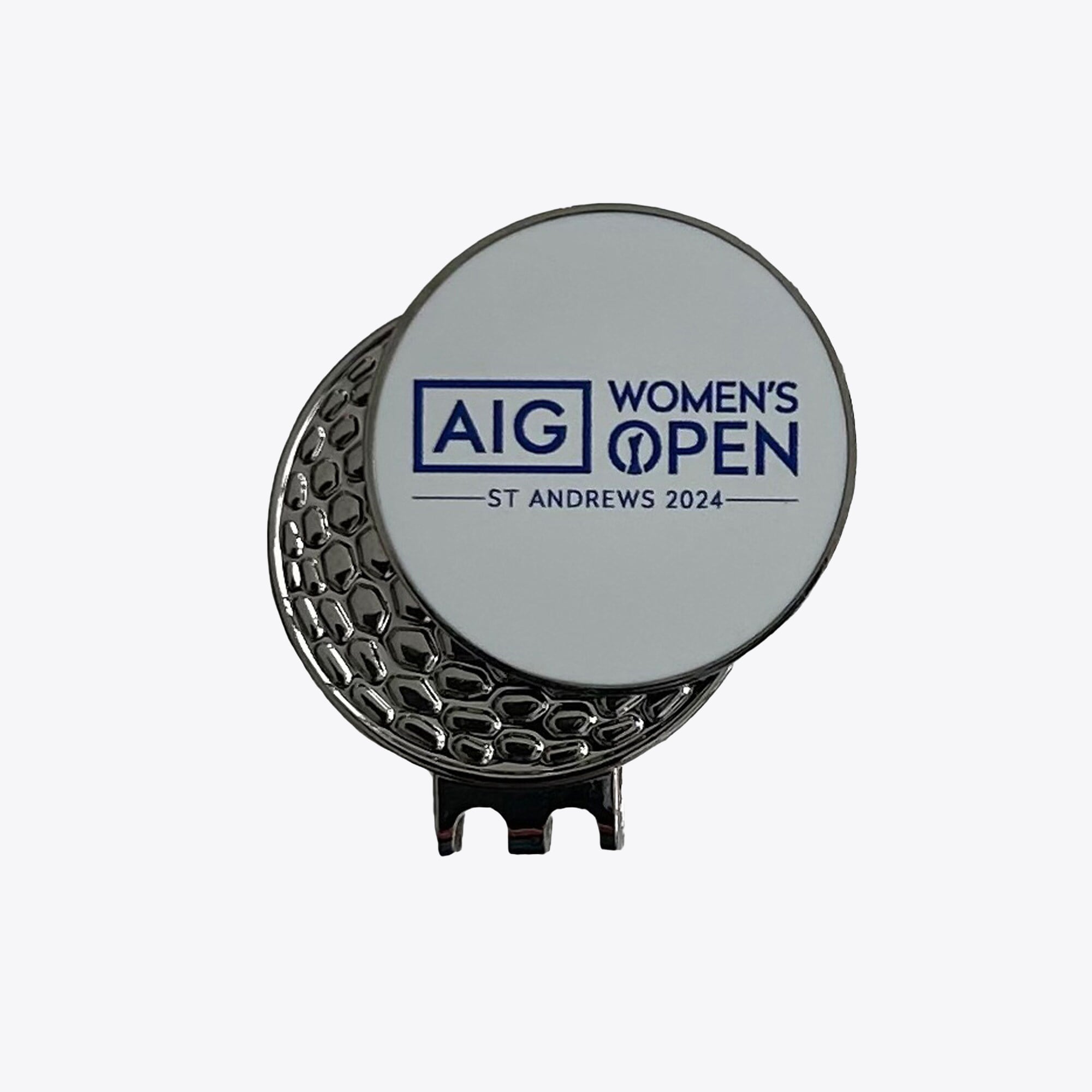 Clip per cappellino AIG Open St Andrews 2024 da donna - bianco