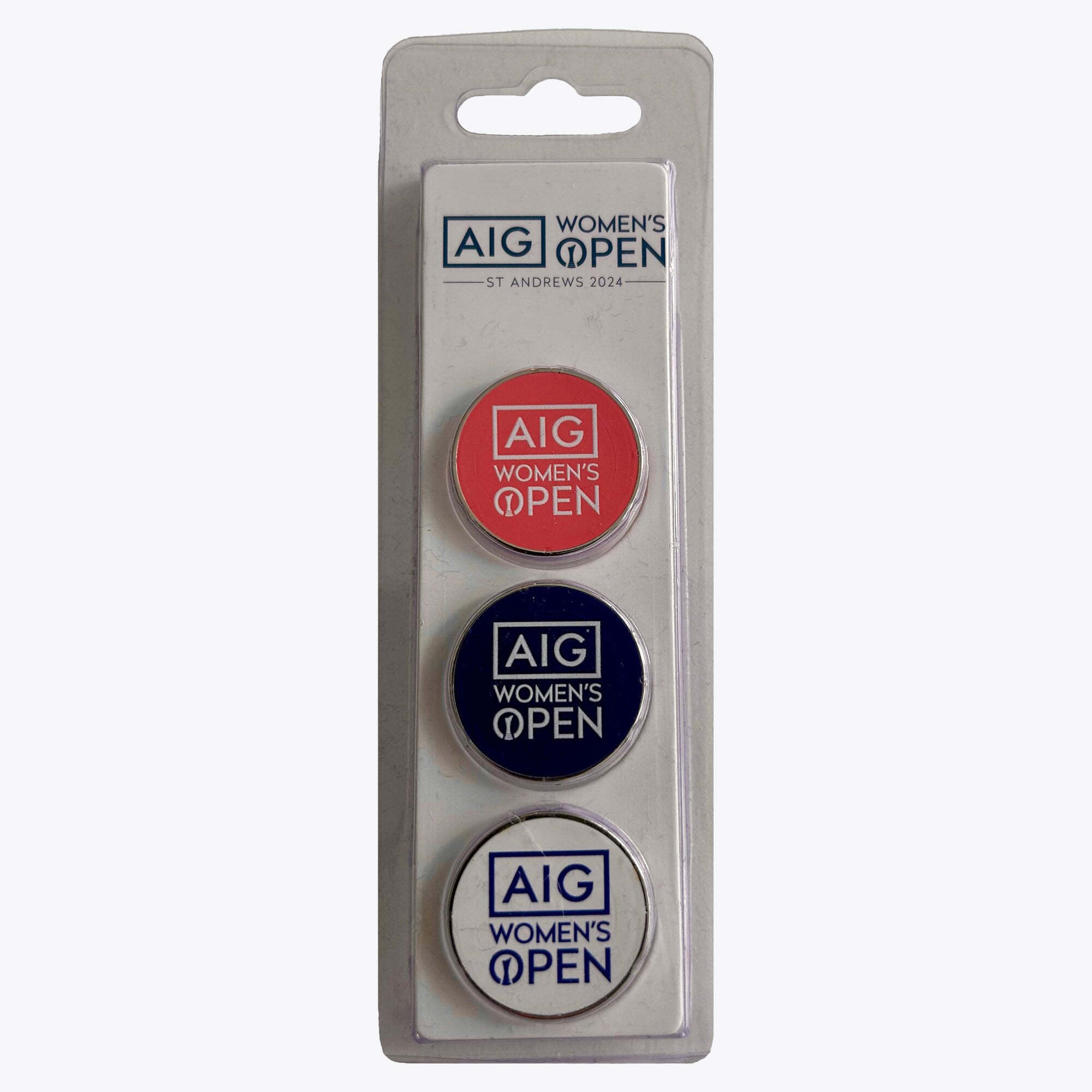 Set 3 marcatori per palline Women's Open ST Andrews 2024 AIG,